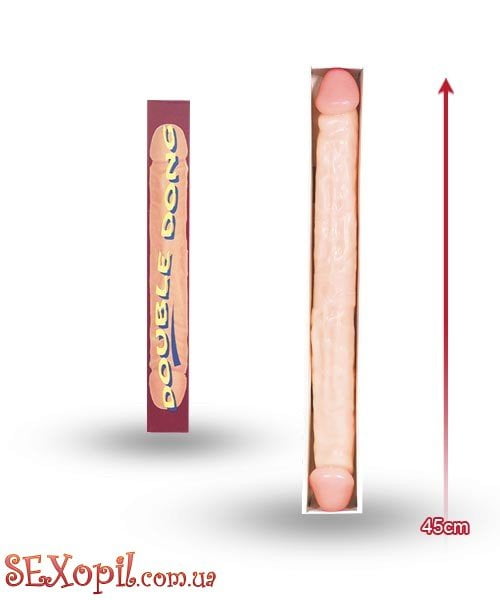 (d0155) Фалоімітатор Double elastic penis