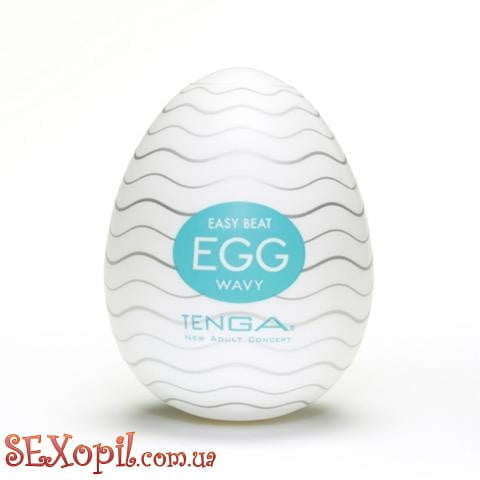 (EGG-001) Мастурбатор Tenga Egg Wavy (Хвилястий)