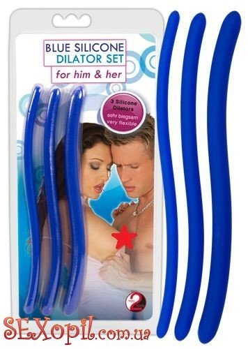 (o522139) Подвійний фалоімітатор Silicone Diator 3 шт.