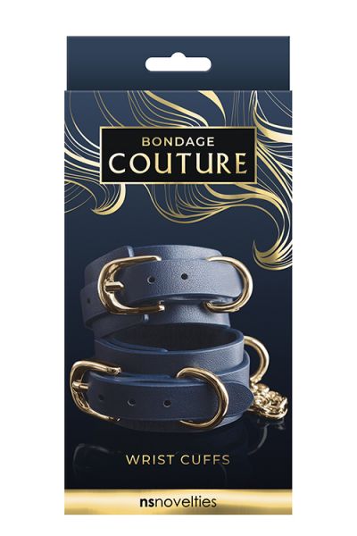 Оковы BONDAGE COUTURE WRIST CUFF BLUE (T280804)