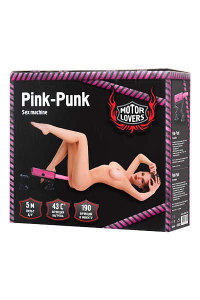 Секс-машина Pink-Punk, Motorlovers, ABS, рожевий, 36 см (456602)