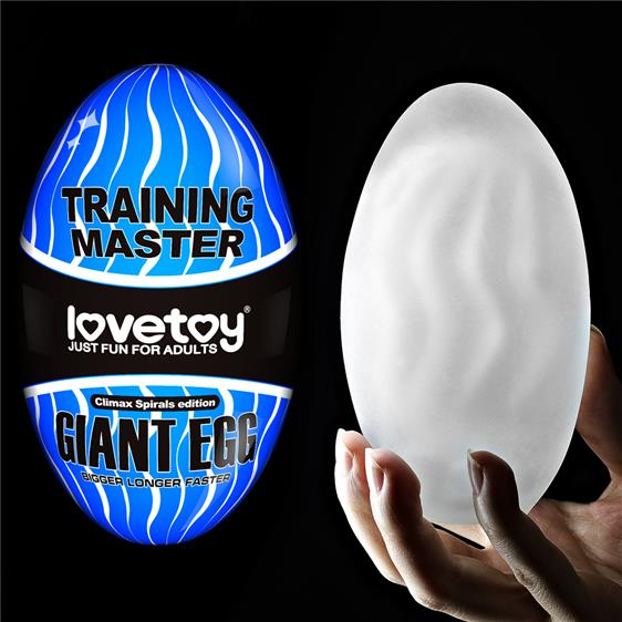 Мастурбатор – Giant Egg Masturbator Blue(LV TOY670)