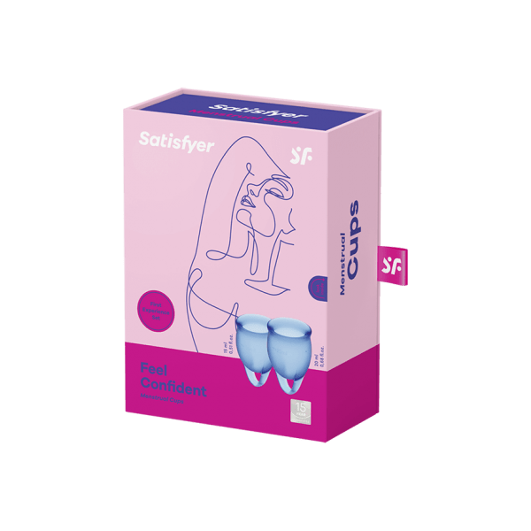 Satisfyer — Менструальные чаши Satisfyer Feel Confident DARK BLUE (T360904)