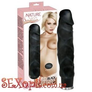 (o560278) Реалистичный вибратор Nature Skin Big Vibe Black