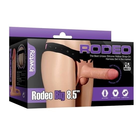 Страпон – Rodeo Big 8.5” Flesh(LVTOY302)