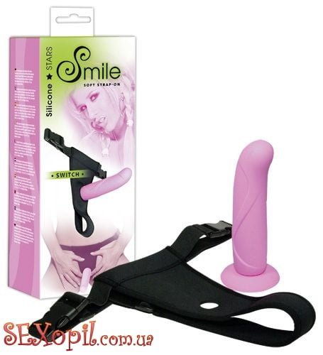 (O504084) Страпон Smile Switch