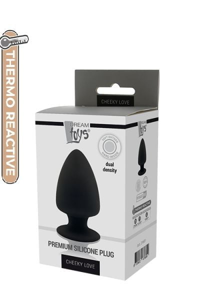 (DT21601) Анальная пробка PREMIUM SILICONE PLUG S BLACK