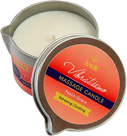 Масажна свічка – Vibratissimo Peach Grace, 50 мл(90192)