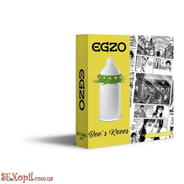 (30004) Презерватив EGZO Cocky Friend Yellow Soft