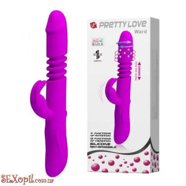 (BI0304) Вібратор з поступальними рухами Pretty Love Ward
