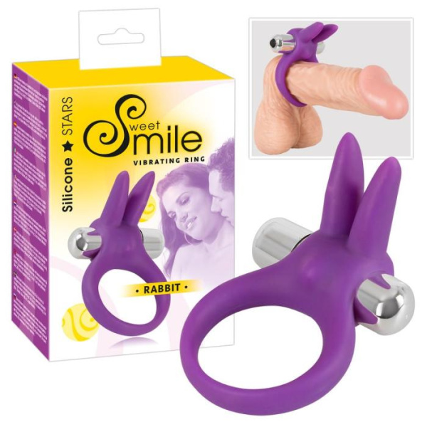 Эрекционное кольцо — Sweet Smile Vibrating Cock Ring(583537)