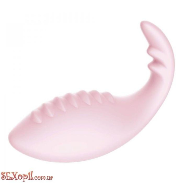 (SO2616) Вібратор-яйце Leten Dinosaur Baby Pink з керуванням через смартфон