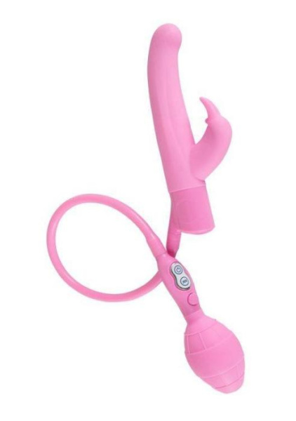 Надувний вібратор Sweet Smile Rosy Bunny(584010)