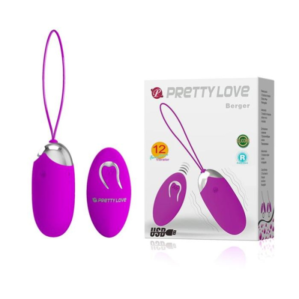 Віброяйце – Pretty Love Berger Vibrating Egg Purple(BI0513)