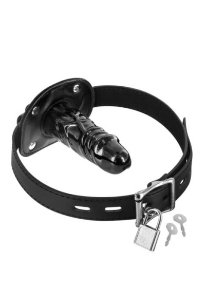 Кляп с двойным фаллоимитатором Fetish Tentation Double Penis Gag(SO3936)