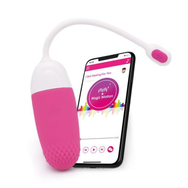 Смарт-виброяйцо Magic Motion Vini Pink, управление со смартфона(SO2693)