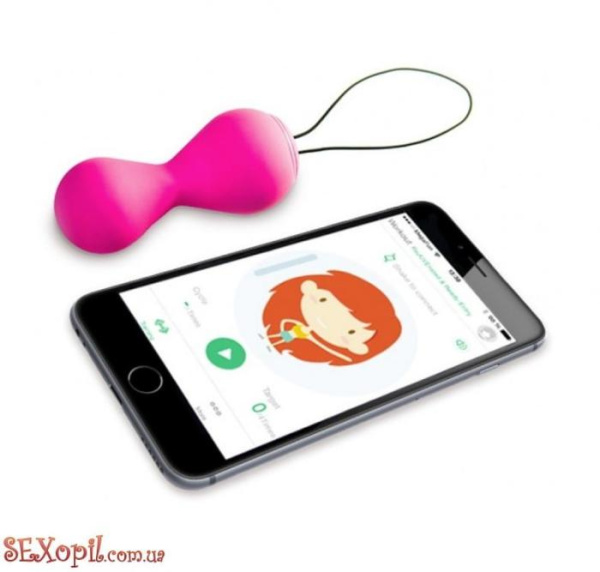 (FT10127) Вагінальні кульки, тренажер вагінальних м’язів Gballs 2 App Gvibe