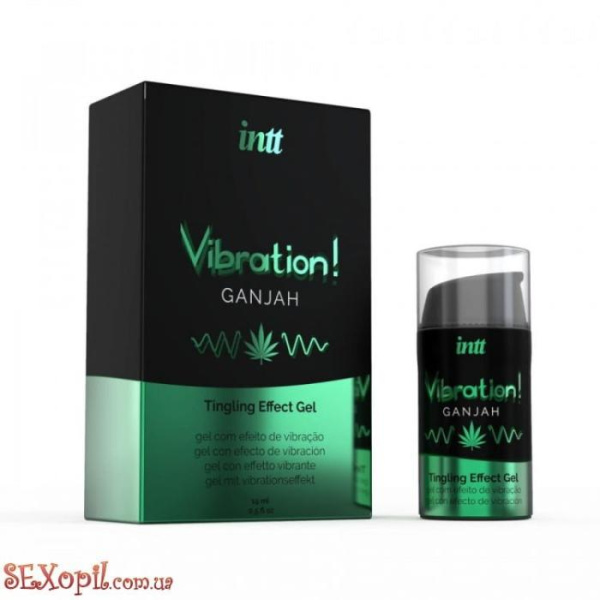 (SO3347) Жидкий вибратор Intt Vibration Ganjah (15 мл)