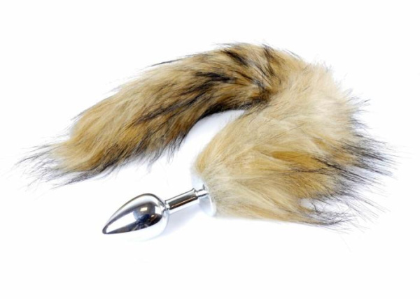 Анальна пробка з хвостиком – Fox Tail Brown(00085)