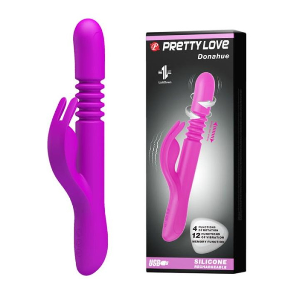 Вібратор – Pretty Love Donahue Vibrator Pink(BI0543)
