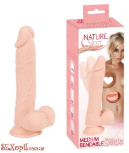 (o532819) Фаллоимитатор Nature Skin Medium Bendable Dildo
