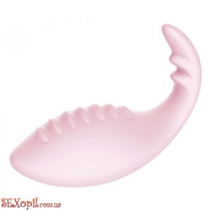 (SO2616) Вибратор-яйцо Leten Dinosaur Baby Pink с управлением через смартфон