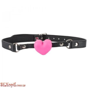 (o2492148) Силиконовый кляп-сердце «Ball Gag» из коллекции Bad Kitty