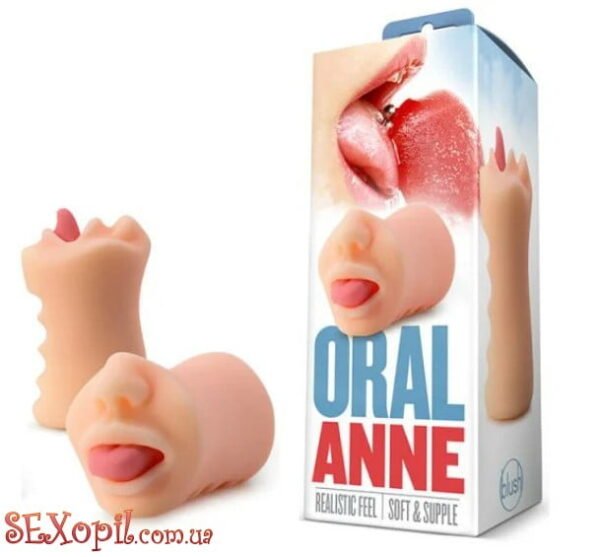 (T330687) Мастурбатор реалистичный ротик с языком X5 MEN ORAL ANNE