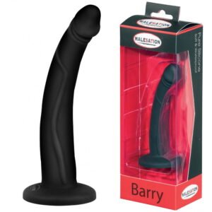 Фалоімітатор без мошонки - MALESATION Barry Dildo, чорний(9912)