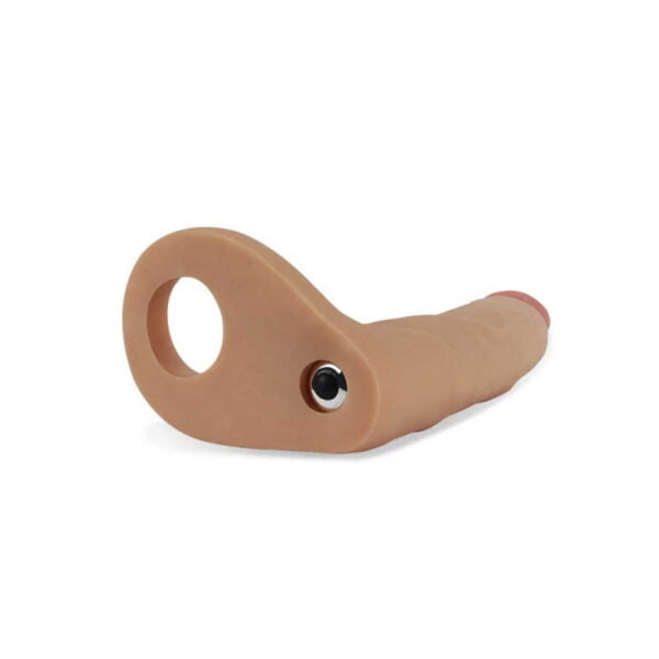 Насадка для подвійного проникнення з віброкулею Ultra Soft Double 7 long(LV TOY106)