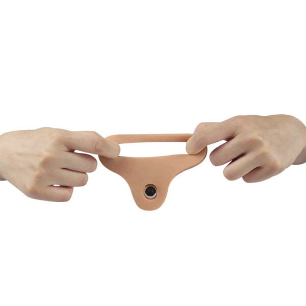 Насадка для подвійного проникнення з віброкулею Ultra Soft Double 7 long(LV TOY106)