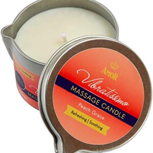 Масажна свічка - Vibratissimo Peach Grace, 50 мл(90192)